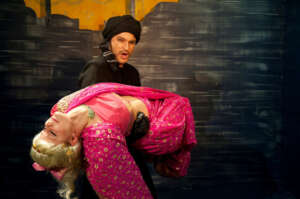 Juan Lago as Aladdin in Aladdin and the Magic Lamp